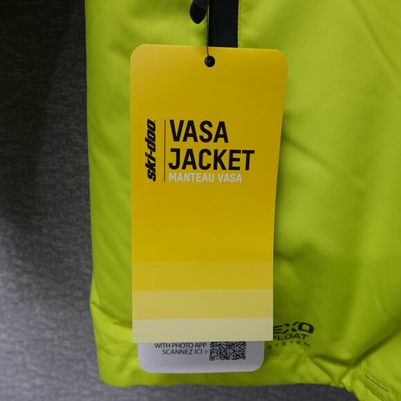 Ski-Doo Mens Vasa Snowmobile Jacket Green - Medium - Picture 9 of 16